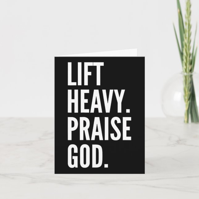 Hiss Heavy PMARE Gud Christian Powerlift Bodyb Kort (Framsida)