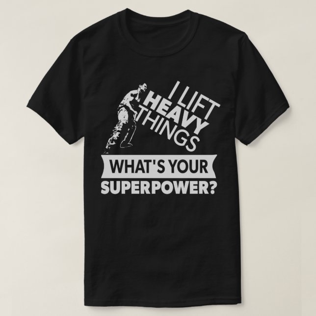Hiss Heavy Sak - Strongman - Toppen Power - Gym T Shirt (Design framsida)