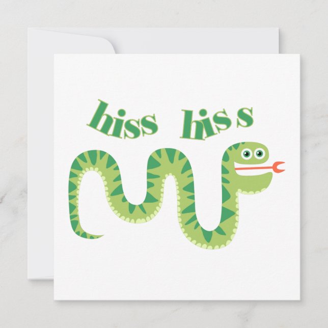 Hiss Hiss Snake (Framsida)