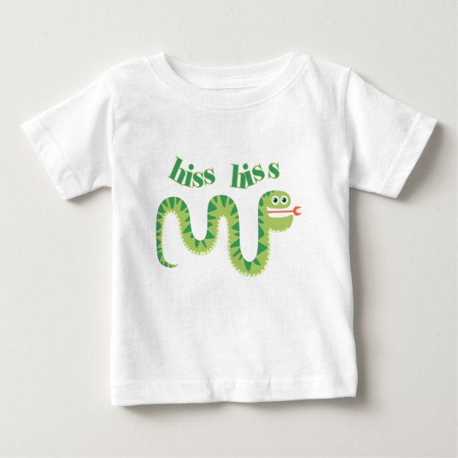 Hiss Hiss Snake T Shirt (Framsida)
