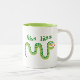 Hiss Hiss Snake Två-Tonad Mugg