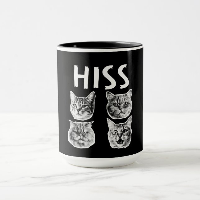 HISS (KISS)-kattretro Mugg (Center)