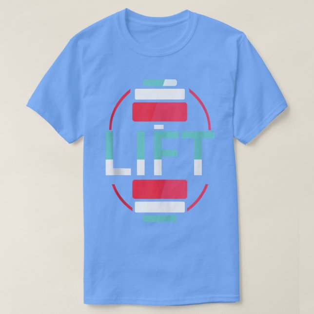 Hiss Lyfte viktlyftande grammofon  T Shirt (Design framsida)