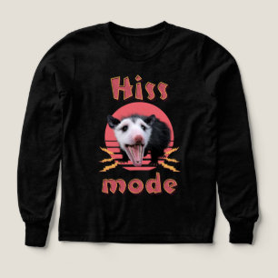 Hiss Mode Rolig Opossum Kaotiskt Djur T Shirt