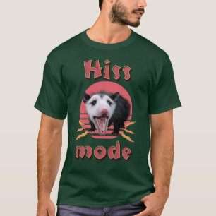 Hiss Mode Rolig Opossum Kaotiskt Djur T Shirt