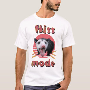 Hiss Mode Rolig Opossum Kaotiskt Djur T Shirt