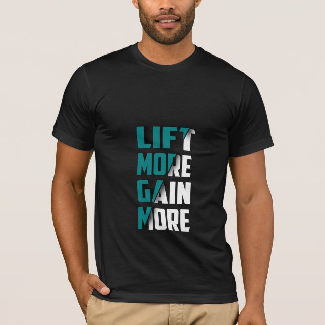 Hiss more Gain More - Gym T-Shirt (Framsida)