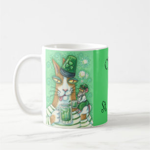 Hiss N Fitz Cat Råtta ST. PATRICKS DAY MUGG