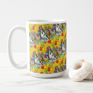 HISS N'FITZ CATS, KITTENS, MICE, FUNNY BIRTHDAY KAFFEMUGG