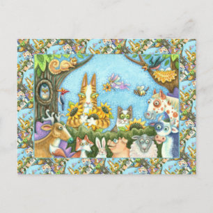 HISS N'FITZ CATS OCH MENAGERIE OF FRIENDS, FUNNY VYKORT