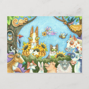 HISS N'FITZ CATS OCH MENAGERIE OF FRIENDS, FUNNY VYKORT