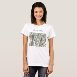 Hiss N'Fitz Party Cats T SHIRT