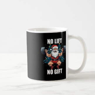Hiss No Gift Jultomten jul Gym Bodybuil Kaffemugg