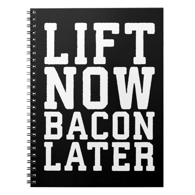Hiss Now, Bacon Senare - Lårverksfonen Anteckningsbok (Framsidan)