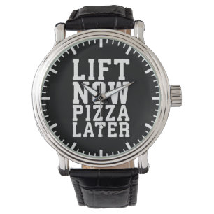 Hiss Now, Pizza Later - Later - Lönt Novelty Gym Armbandsur