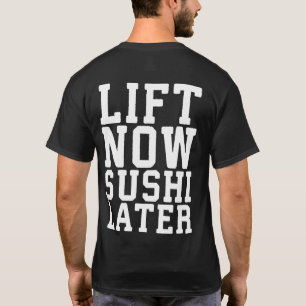 Hiss Now, Sushi Later - Carbs - Lunt Novelty Gym Tee Shirt