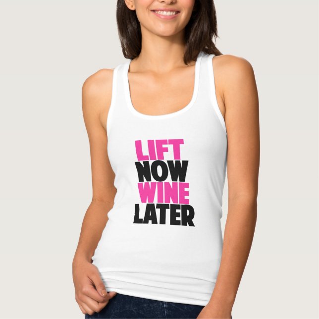 Hiss Now, Vin senare Linne Med Racerback (Framsida)