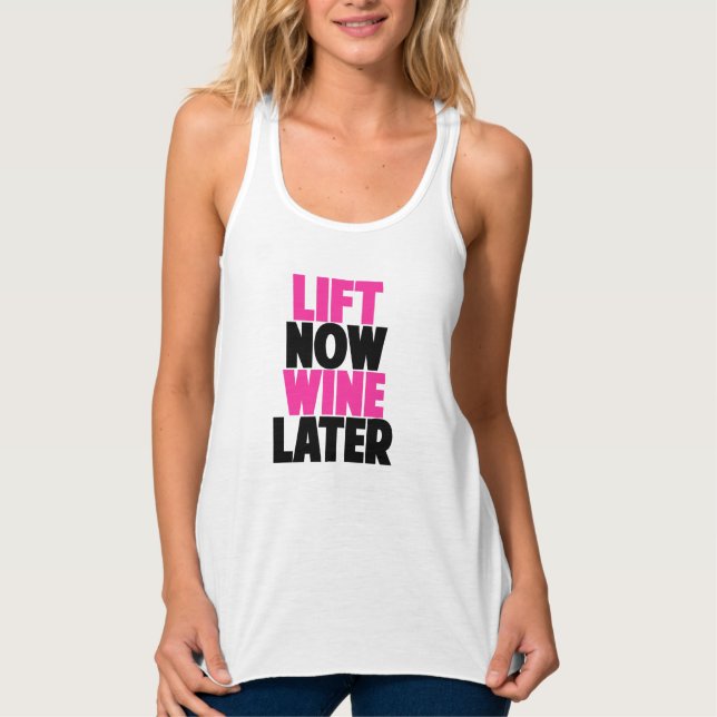 Hiss Now, Vin senare Linne Med Racerback (Framsida)