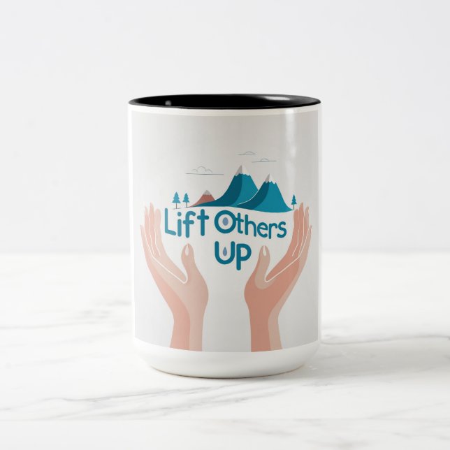 Hiss Övrigt upp Två-Tonad Mugg (Center)