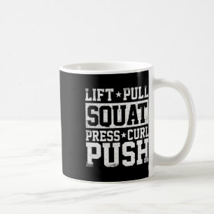 Hiss pull Squat - Workout Gym Weightlift Bodybu Kaffemugg