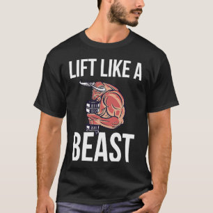 Hiss som en bodybuilding för Beast T Shirt