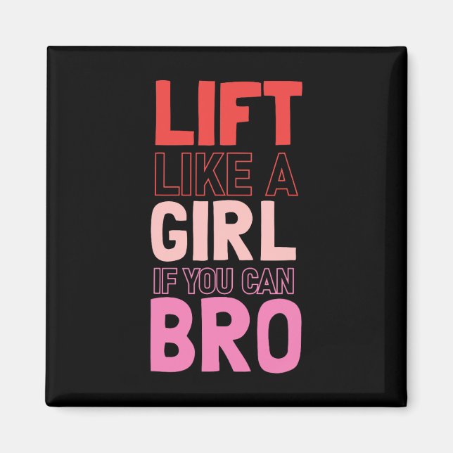 Hiss som en flicka om man kan bruka - Bodybuilding Magnet (Framsidan)