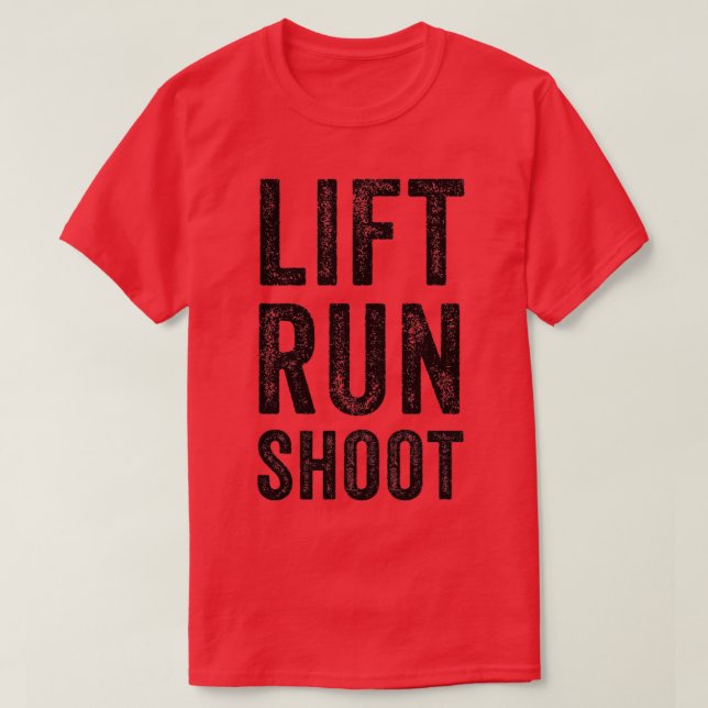 Hiss Springa Shoot Fitness T Shirt (Design framsida)