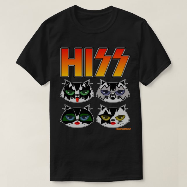HISS T SHIRT (Design framsida)
