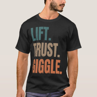 Hiss Trust Giggle Acro Yoga Pner Acrobatics T Shirt