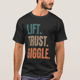 Hiss Trust Giggle Acro Yoga Pner Acrobatics T Shirt