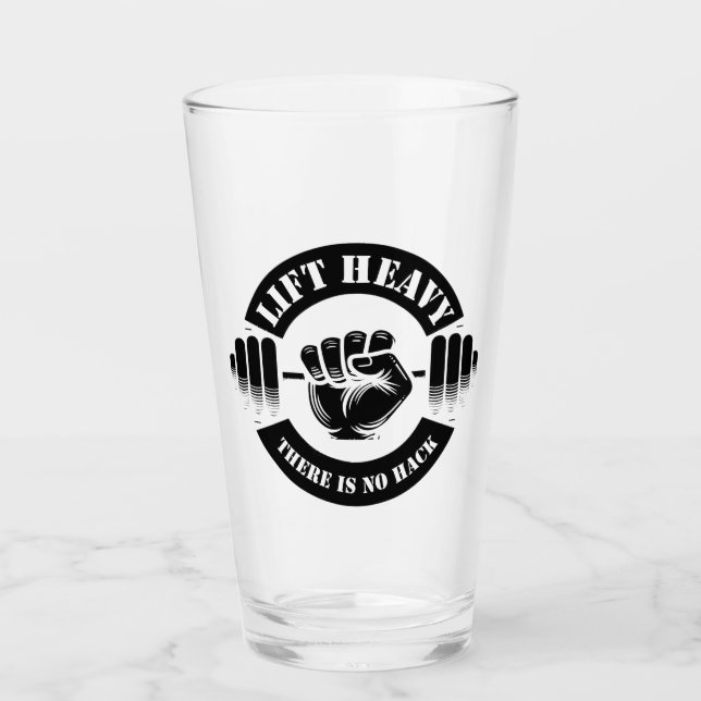 Hiss tungan det finns ingen hack glaskopp (Framsida)