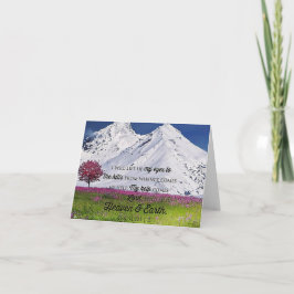 Hiss upp min ögon anteckningskort