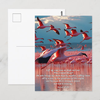 Hiss upp Ögonen på hög, gud och kreation Vykort