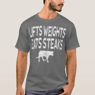 Hiss Viktar Uppskattar Steak Protein Body Builder T Shirt