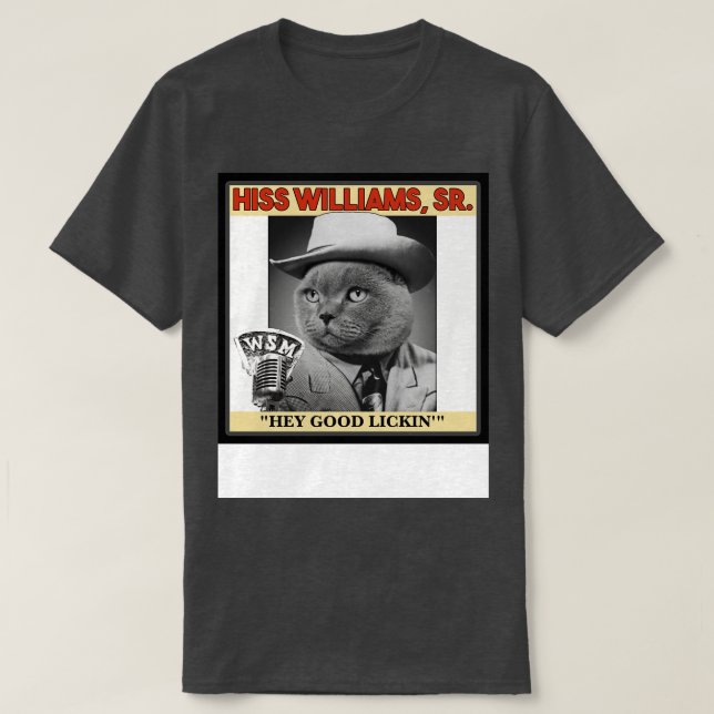 Hiss williams t shirt (Design framsida)