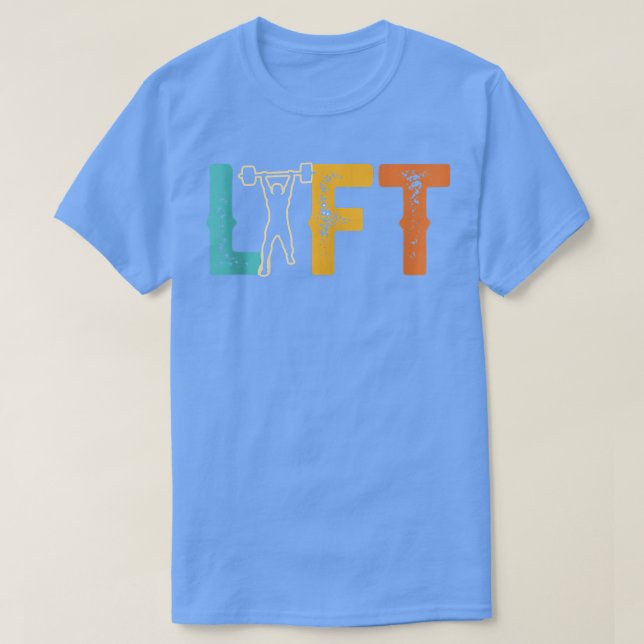 Hiss Workout Gym Vightlyftande lyft T Shirt (Design framsida)