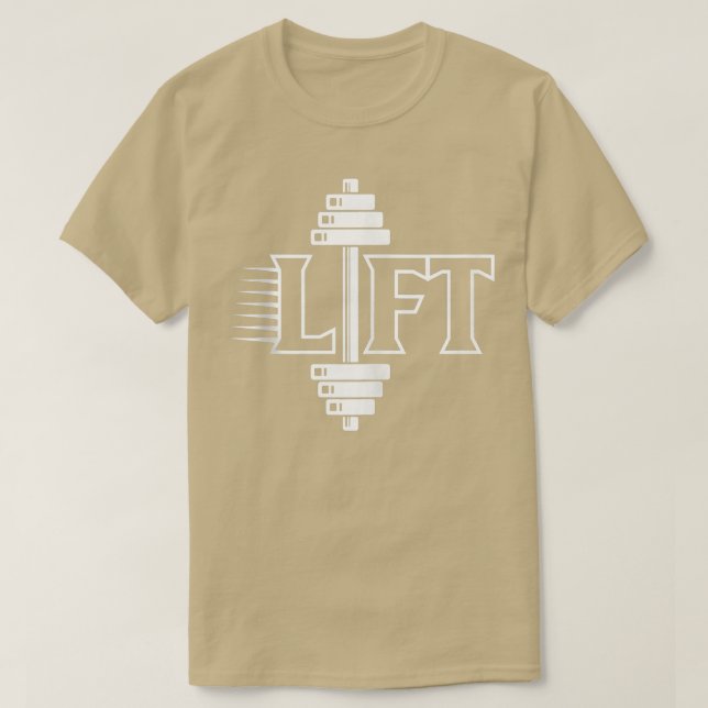 Hiss Workout Living Gym Weightlyftning  T Shirt (Design framsida)