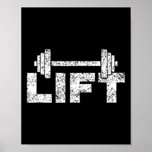 Hiss Workout Living Weightlyftgym Poster