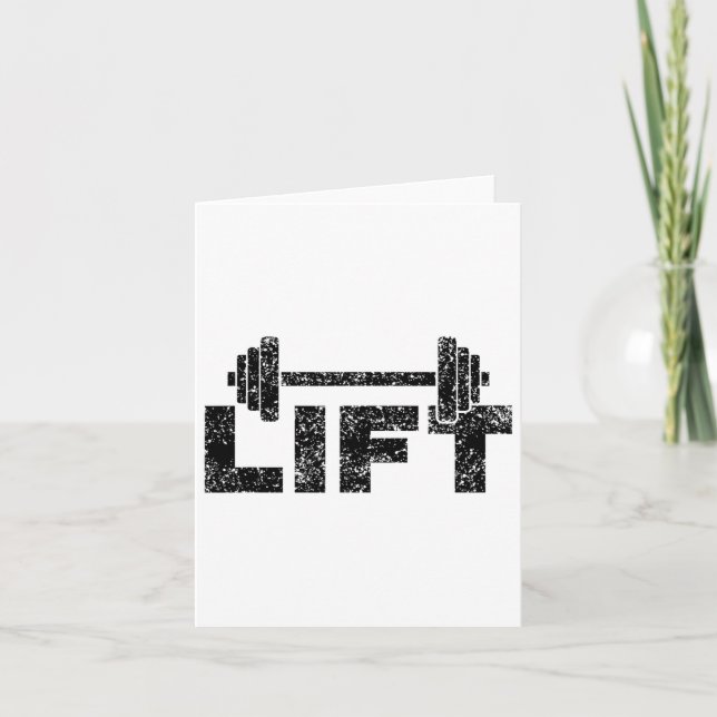Hiss Workout Lyfte viktlyftningsgym 1 Kort (Framsida)