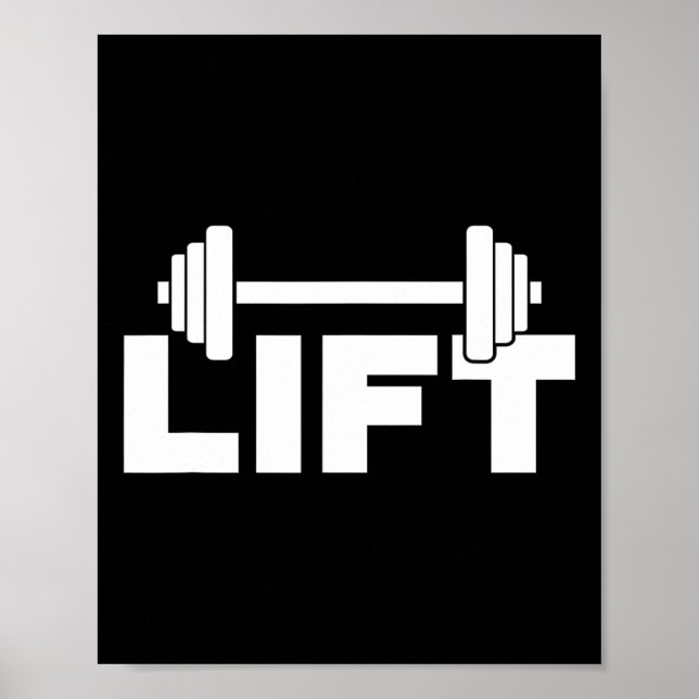 Hiss Workout Lyfte viktlyftningsgym 2 Poster (Framsidan)