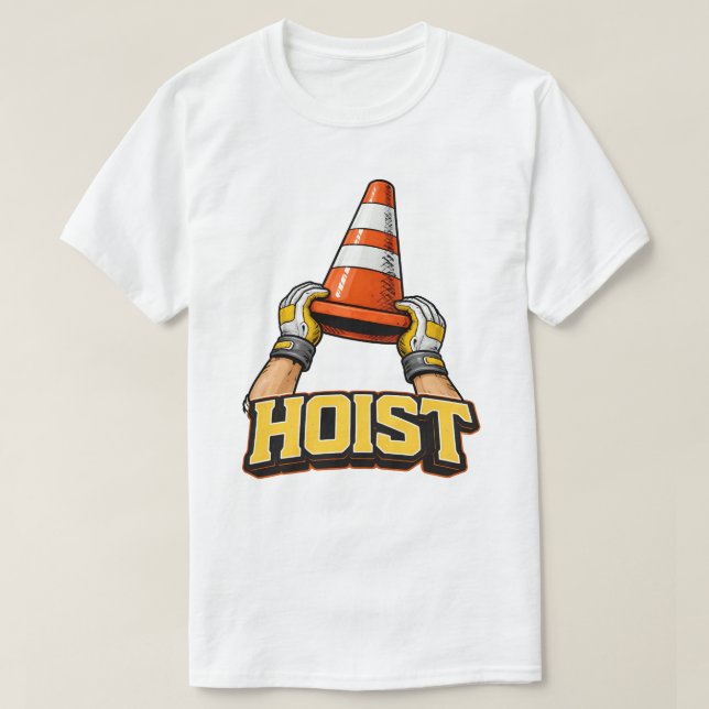 Hissa Konen Rolig Baseboll T Shirt (Design framsida)