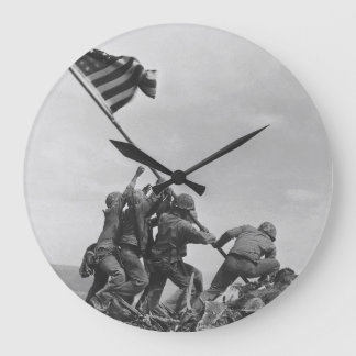 Hissar flaggan på Iwo Jima Stor Klocka