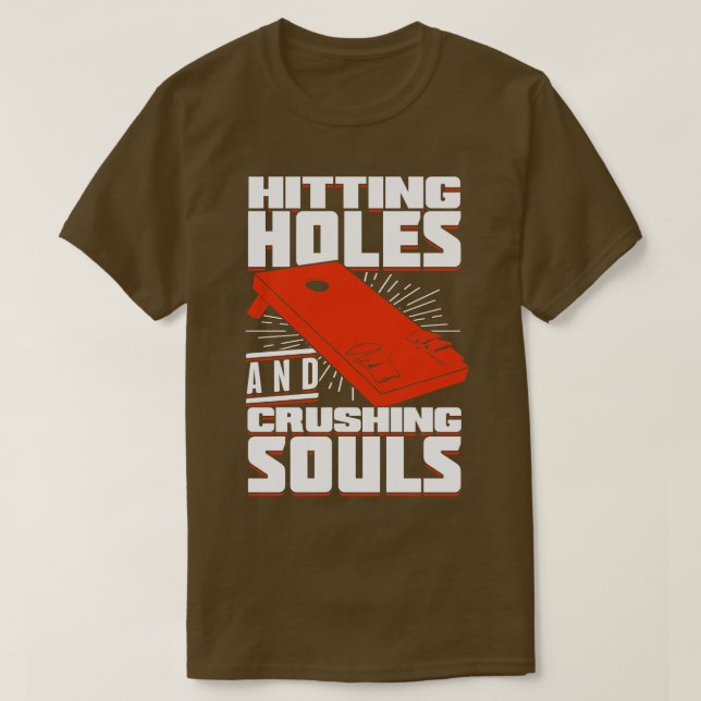 Hissar Hål och krossar själar i Cornahn Player T Shirt (Design framsida)