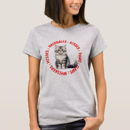 Hisses och Kisses, brittisk långtradarkatt T Shirt