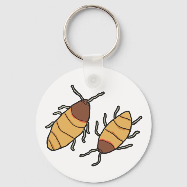 Hissing Cockroach Nyckelring (Framsida)