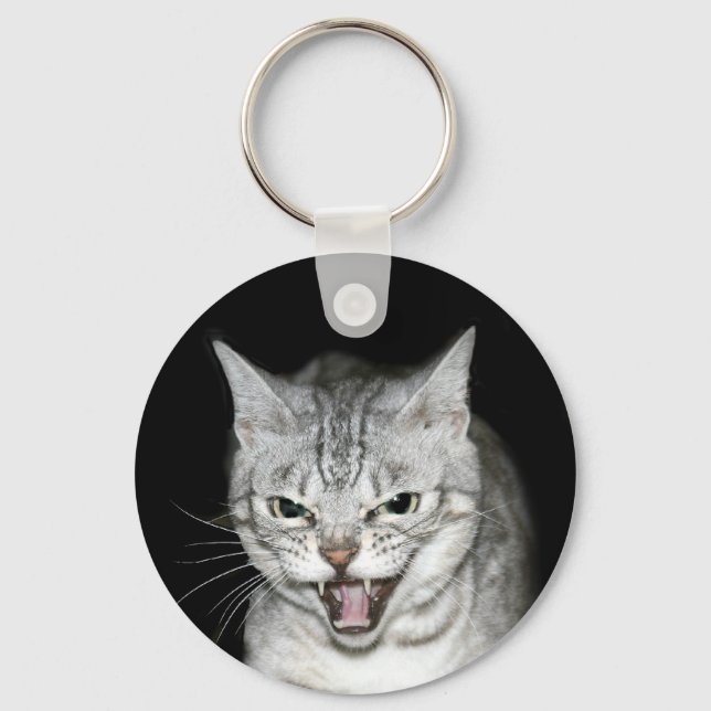 Hissing-katt Nyckelring (Framsida)
