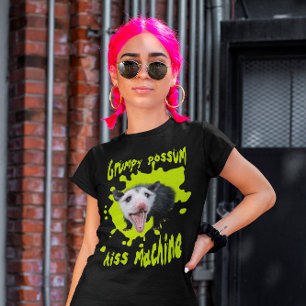 Hissmaskin Rolig Grinig Pungråtta Förvildad Humor T Shirt