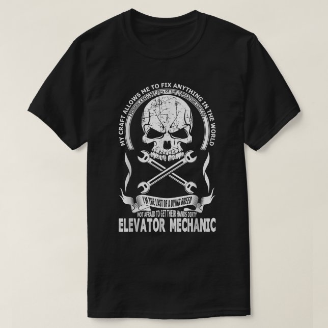 Hissmekaniker T Shirt (Design framsida)