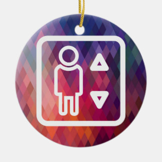 HissteknikerPictograph Julgransprydnad Keramik