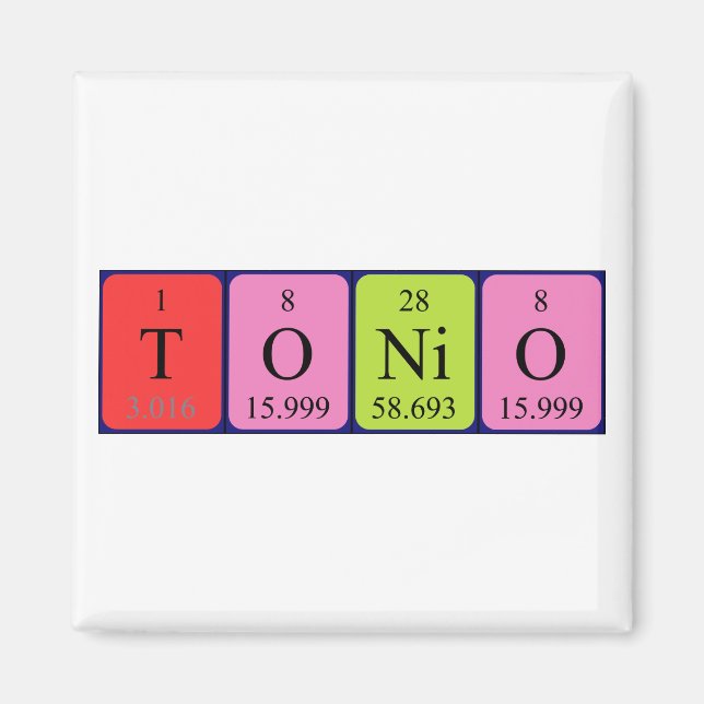 Histo Perio bord namn magnet (Framsidan)